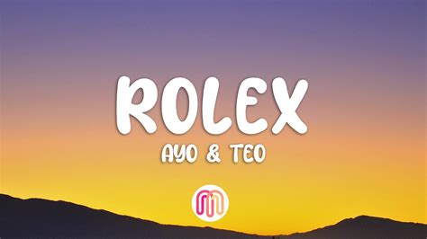 rolex testo e traduzione ayo|Ayo & Teo – Rolex Lyrics .